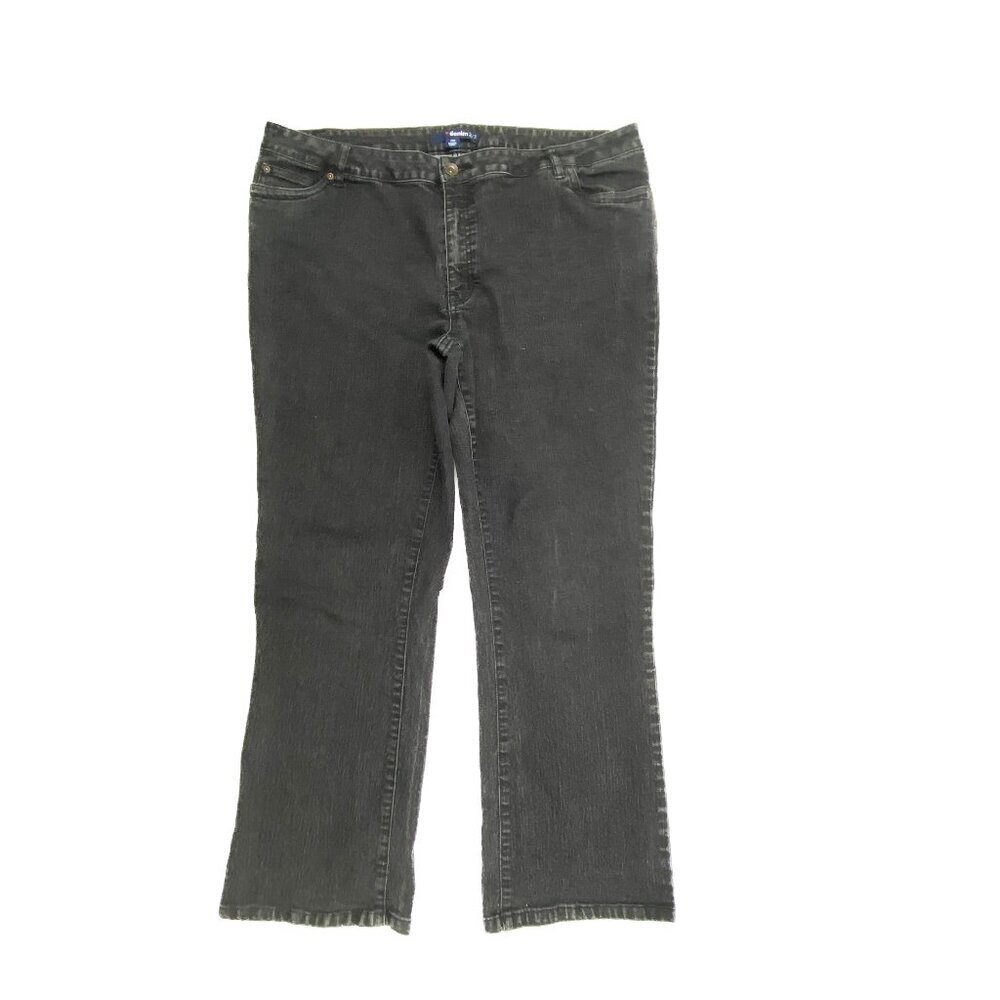 Heart Denim Bootcut Women's size 20W Black‎ Denim Jeans